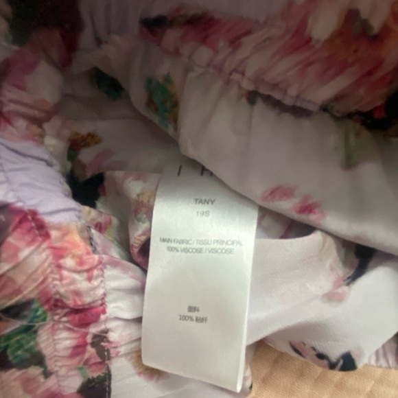 IRO Tany Floral Print Wide Leg Mid Rise Waist Pants Fall Boho Style - Picture 8 of 9